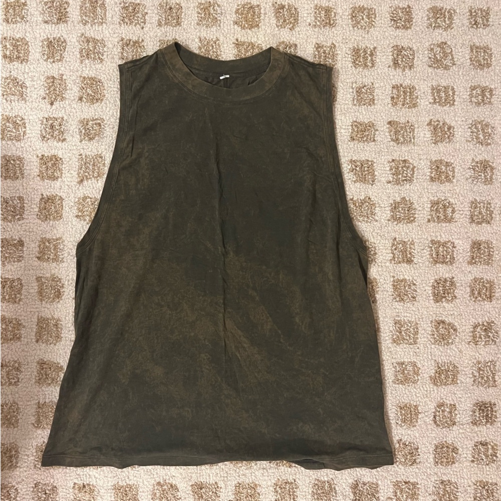 Lululemon Olive Muscle Tank